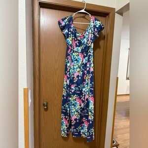 Floral Navy Dress